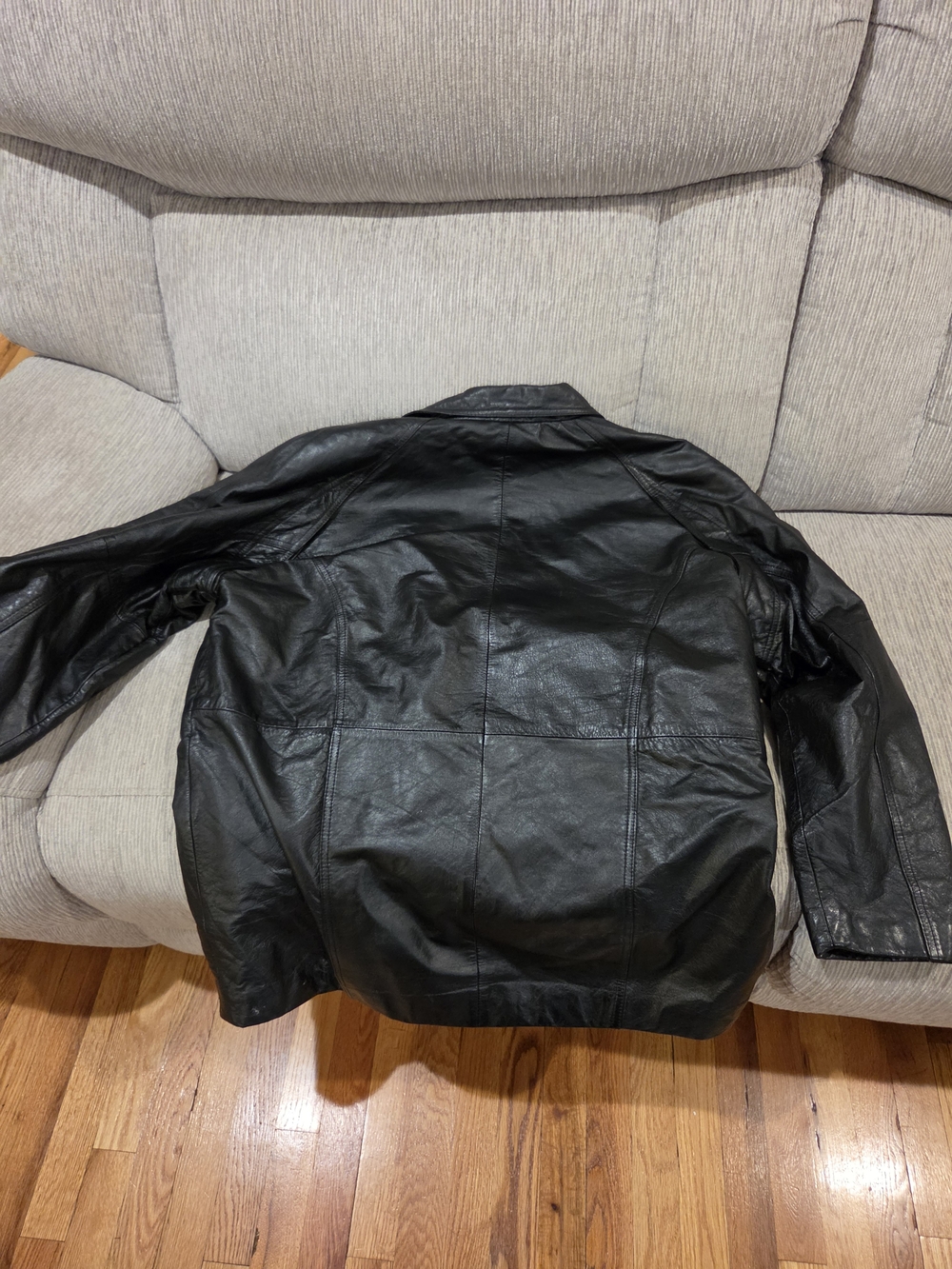 Beyond Leather Men's Black Leather Jacket - Classic Biker Style